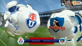 FIFA14 Gameplay Colo Colo  Universidad de Chile  FIFAALLSTARSCOM [upl. by Arun]