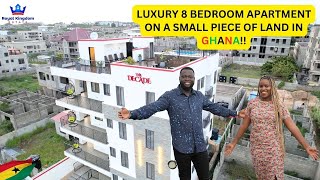 HOW THIS MAN CONVERTED A REFUSE DUMP INTO AN 8 BEDROOM PARADISE  BUILDING IN GHANA [upl. by Imojean]