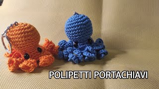 portachiavi amigurumi POLPO [upl. by Vedis]