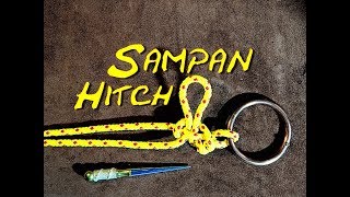 Sampan Hitch  How to Tie the Sampan Hitch  Quick Release Mooring Hitch Tutorial [upl. by Gensmer563]