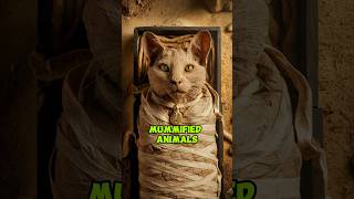 Sacred Animal Mummies 🐾🕊️ viral EgyptianHistory AnimalMummies MummifiedCats facts [upl. by Ahsitnauq]