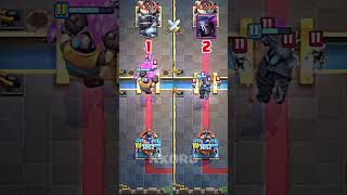 Mega Knight VS PEKKA  Who is better at defending these cards gaming supercell clashroyale [upl. by Coppock464]