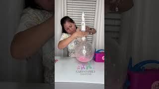 Globos con confeti o brillo gabystips balloon arte manualidades balloonart diy soypbd [upl. by Arreik]