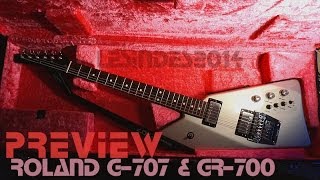 Roland G707  GR700 Guitar Synthesizer  Preview [upl. by Erdnaed]