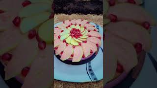 Fruits cake nishaakirasoi food recipe cakedecorating cakedesign cakeart cakelover [upl. by Cnut476]