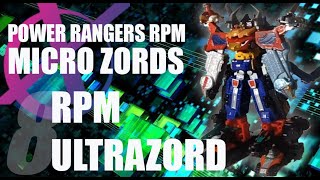 Power Rangers RPM Micro Zords reviews combo special pt 8 RPM Ultrazord combo special [upl. by Ahsoj]