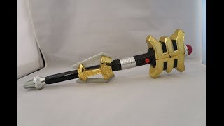 Retro Review Original Gold Power Staff  Power Rangers Zeo [upl. by Elehcir]