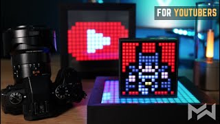 MOST FUNCTIONAL Tech Creators Desk Accessory Combo  Divoom TimeboxEvo amp Pixoo Review [upl. by Nnaeel]