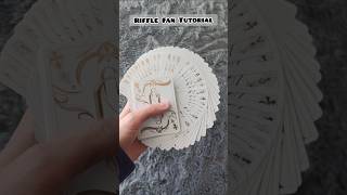 Riffle Fan Tutorial 😱 shorts cardistry rifflefan viralvideo [upl. by Rybma746]