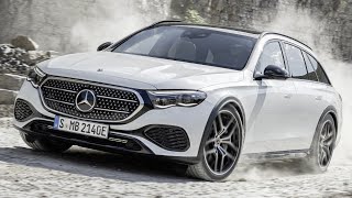 New 2024 MercedesBenz EClass Estate All Terrain E 300de 4MATIC MANUFAKTUR opalite white bright [upl. by Ainniz]