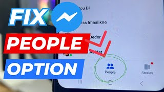 How to Fix Messenger People Option Not Showing Problem 2024 [upl. by Pascasia]