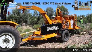 Bandit 12XPC PTO wood chipper [upl. by Richey]