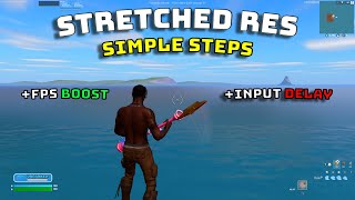 How To Get Stretched Resolution In Fortnite Chapter 5 Working in August 2024 [upl. by Emelen]