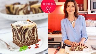 Ciasto zebra 🦓 🍰  Dorota Kamińska [upl. by Coad219]