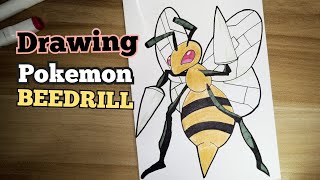 How To Draw BEEDRILL  Pokemon  Easy Drawing  AnimeDrawHolic [upl. by Koffman68]