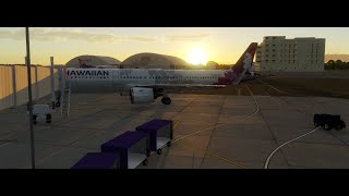 Red Eye Flights in Xplane 12 flyin the toliss from Salt Lake City To Honolulu  ticket  vatsim [upl. by Roanna446]