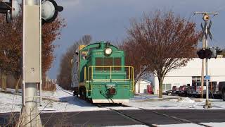 Black River amp Western Freight December 2017 Flemington New Jersey [upl. by Darwin]