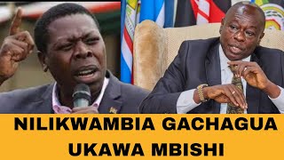 UBISHI SIYO MZURI KABISA EUGENE WAMARWA ALIMWAMBIA GACHAGUA [upl. by Nommad]