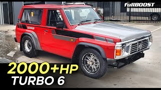 Inside a 2000hp Nissan Patrol TB48 turbo  EVILGQ  fullBOOST [upl. by Druci]