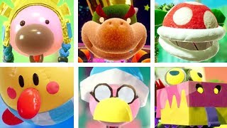 Yoshis Crafted World  All Boss Challenges [upl. by Rabelais829]