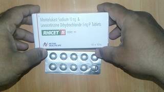 Rhicet M Tablet uses composition side effects precaution dosage amp review in Hindi [upl. by Ttenna]