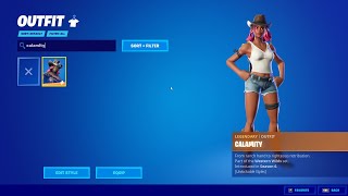 fortnite broke calamity skin [upl. by Ybhsa933]