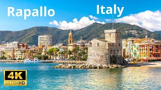 🇮🇹 Rapallo Italy walking tour 4k 50 fps [upl. by Ellerey806]