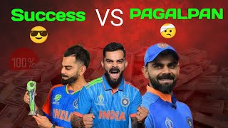 Virat Kohli Story 😨🤕  zindagi Badalte hain zid hona chahiye [upl. by Mogerly]