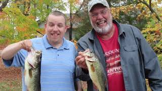 Fall fishing LOW and Nelson Lake Hayward Wi 102021 [upl. by Angele]