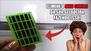 COMO TROCAR O FILTRO ANTIODOR DA SUA GELADEIRA CONSUL [upl. by Marashio]