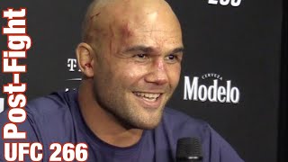 Robbie Lawler Nick Diaz is a WARRIOR  UFC 266 Post [upl. by Lalat272]