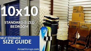 10x10 Size Guide Self Storage [upl. by Allmon]