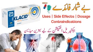 klacid tablet uses in urdu  klacid clarithromycin 500 mg  clarithromycin  klacid 500 mg [upl. by Aivlis582]