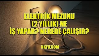 Elektrik Teknikeri 2 Yıllık Elektrik Mezunu Ne İş Yapar Nerede Çalışır [upl. by Greyso]