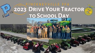 Pinckneyville High School FFA Drive Your Tractor To School Day 2023 [upl. by Aennaej]