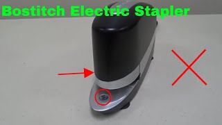 ✅ How To Use Bostitch Electric Stapler Review [upl. by Nanyt]