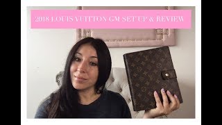 Louis Vuitton GM Planner Set up amp comparison review [upl. by Alenairam]