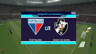 FortalezaXVascoBrasileirão 2024Rodada 33PES 2017 [upl. by Ottilie542]