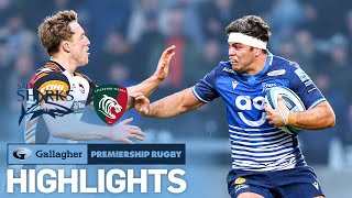 Sale v Leicester  HIGHLIGHTS  Stunning Second Half Fightback  Gallagher Premiership 202122 [upl. by Badger]