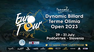 Table 9 Dynamic Billard Terme Olimia Open 2023 powered by EPBF amp Reelive Day 2 [upl. by Westbrook]