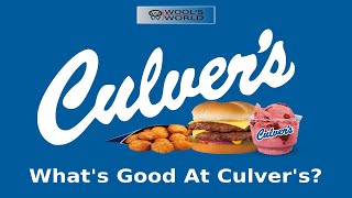 Culvers  Whats Good at Culvers [upl. by Iroc]