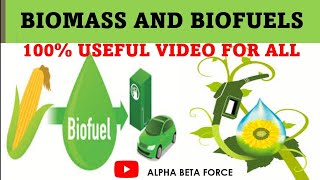 Biomass and Biofuels 🤔 BiogasBioethanolBiodieselexplained in Tamil  All must watch 😊 [upl. by Adnilreb]