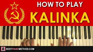 HOW TO PLAY  KALINKA Piano Tutorial Lesson [upl. by Hsina]