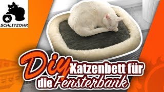 🔥Katzenbett selber machen  Diy Katzenbett für die Fensterbank  Katzenbett selber bauen [upl. by Airret]