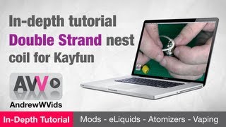 DOUBLE STRAND NEST COIL for KAYFUN  TUTORIAL [upl. by Kaasi175]