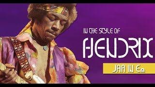 Insane Jimi Hendrix Style Backing Track Jam in E minor [upl. by Coward]