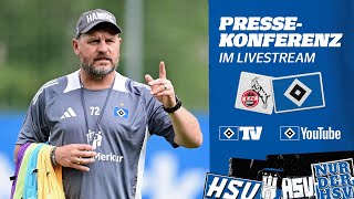 RELIVE PRESSEKONFERENZ MIT STEFFEN BAUMGART I 1 Spieltag I 1 FC Köln vs HSV [upl. by Schalles150]