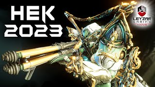 Hek Build 2023 Guide  The New Player Shotgun Warframe Gameplay [upl. by Shina]