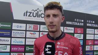 Kévin Vauquelin  Interview au départ  Etape 2  Itzulia Basque Country 2024 [upl. by Lleira992]