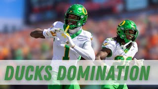 Ducks Demolish Oregon State Get Their Mojo Back with 4914 Civil War Blowout [upl. by Vincentia109]